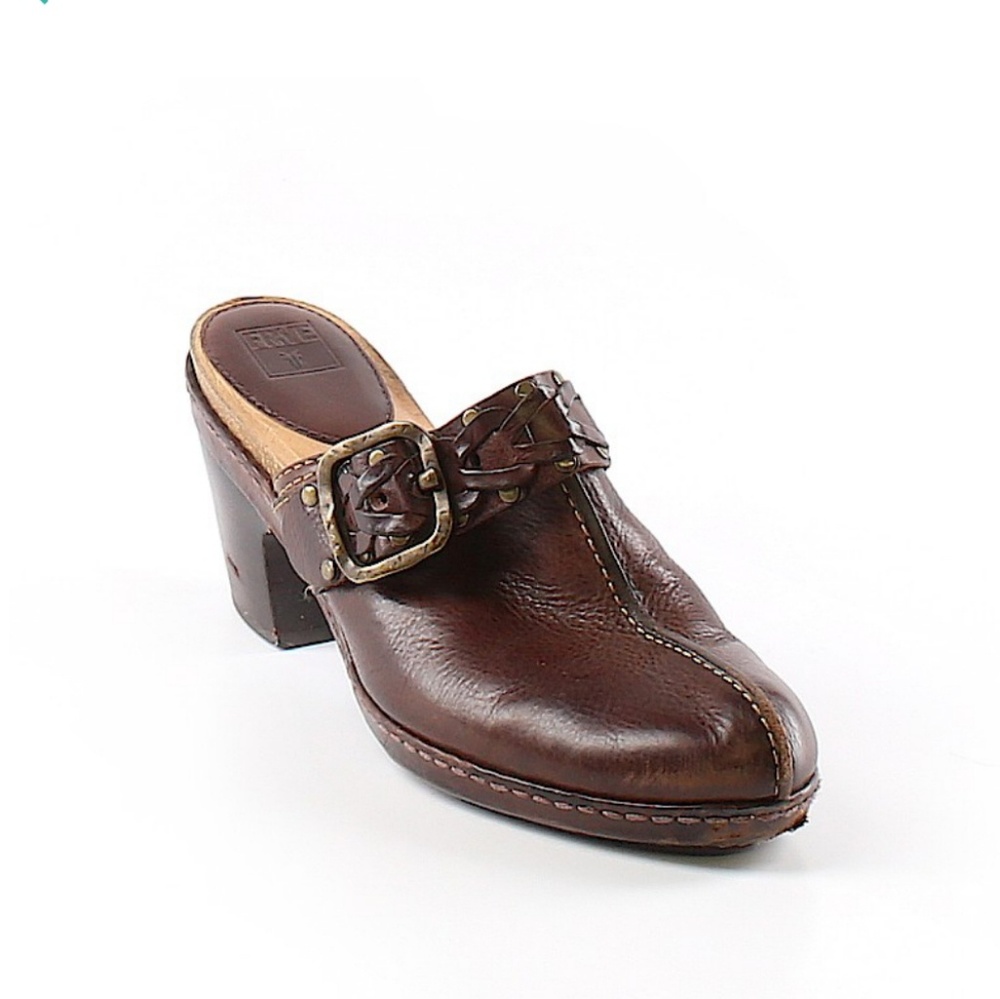 Frye Leather Clog, Candice
